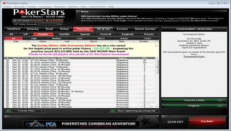 PokerStars Bildschirmfoto