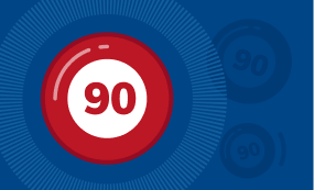 Bingo mit 90 Kugeln