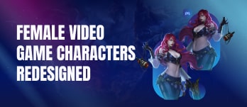 Weibliche Videospielcharaktere mit realistischen Körpern neu gestaltet