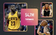 Die größten NBA-Spieler von Instagram