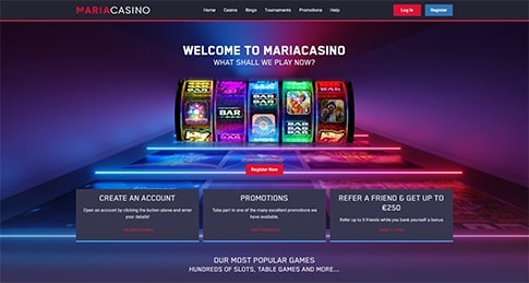 Die Lobby des Maria Casinos