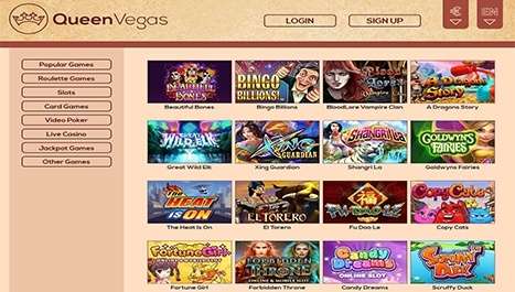 Die Lobby von Queenvegas