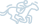 Pferderennen-Ikone